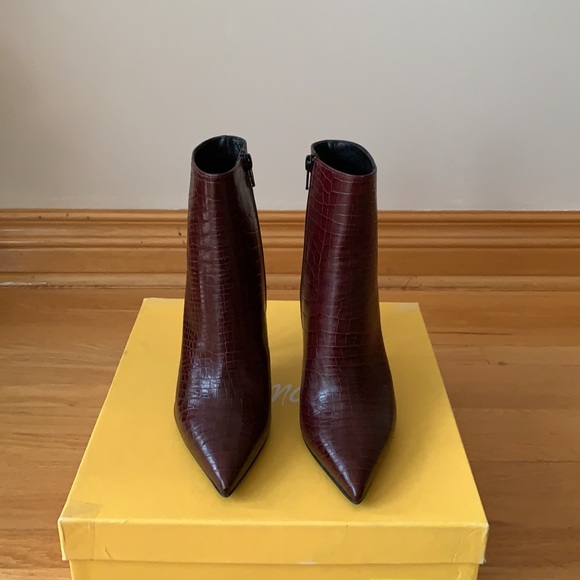 Mimosa burgundy booties - Picture 2 of 6
